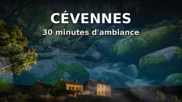 Miniature du film « Cévennes — 30 minutes (pierres, châtaigniers, brume et rivière) ».